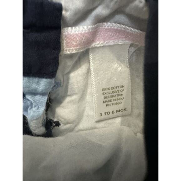 Janie and Jack Baby Girls 3-6M Blue Skies Patchwork Dress - Picture 3 of 4